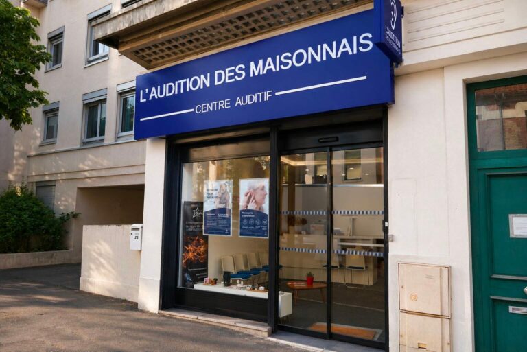 La devanture du laboratoire, 26 avenue de la République à Maisons-Alfort